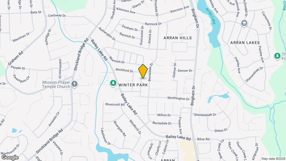 1611 Tysor Dr Map and Location Details