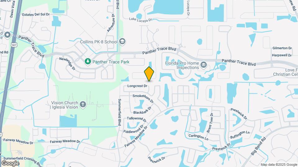 12613 Longcrest Dr Map and Location Details