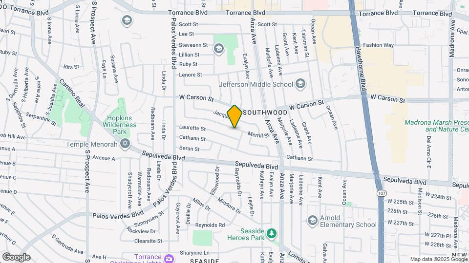 4712 Merrill St Map and Location Details