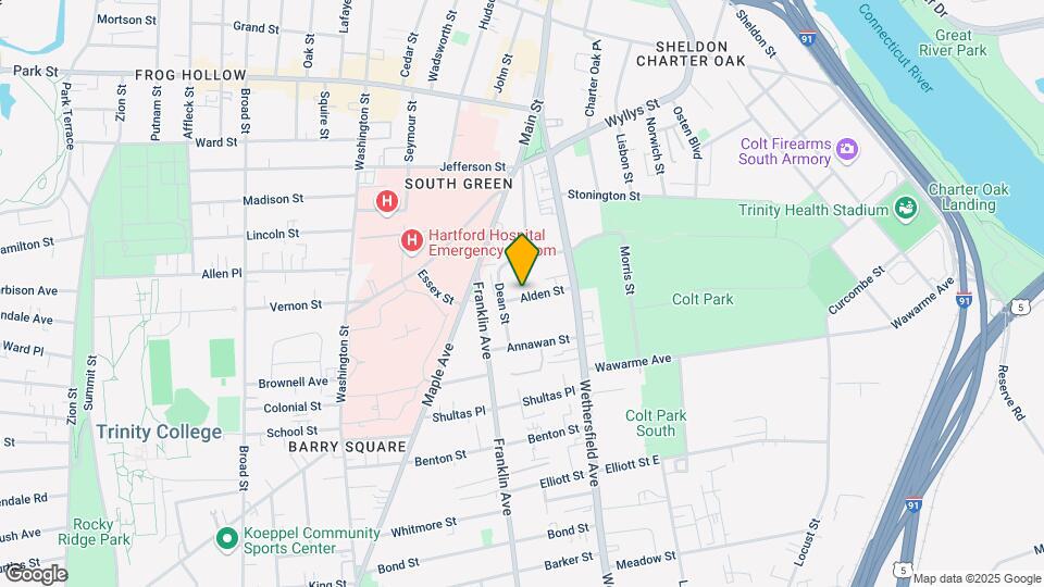 40-44 Alden St Mapa y Detalles de la Ubicación
