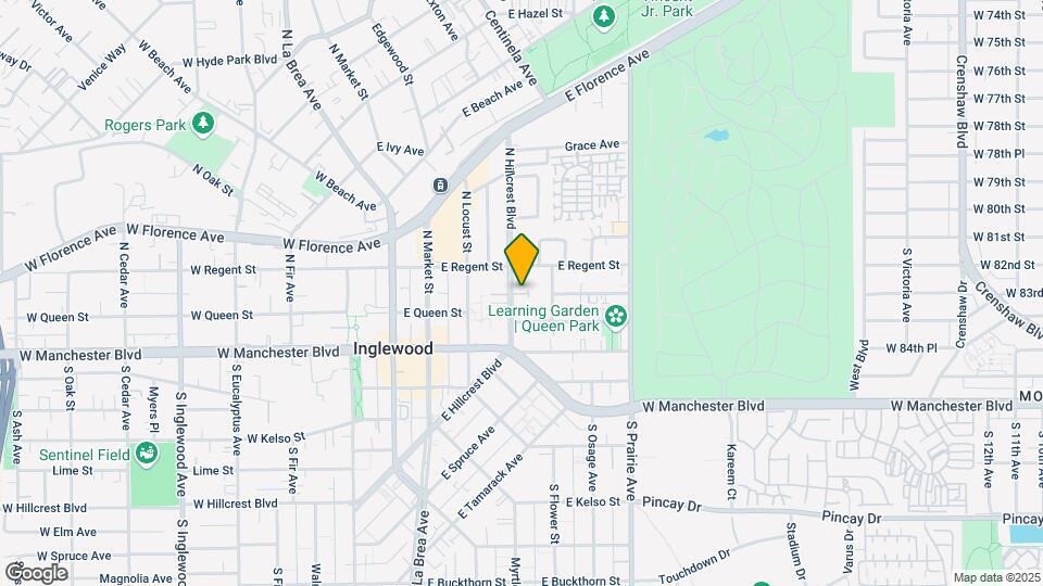 126 N Hillcrest Blvd Map and Location Details
