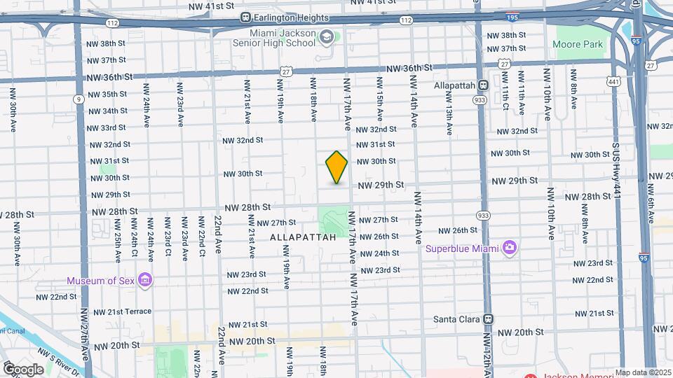 1752 NW 29th St Map and Location Details