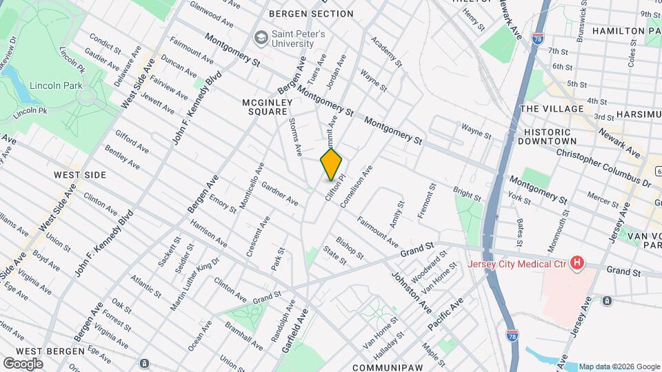 69 Clifton Pl Map and Location Details