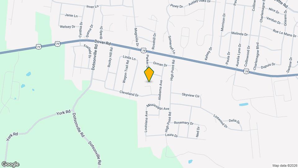 609 Chrisman Dr Map and Location Details