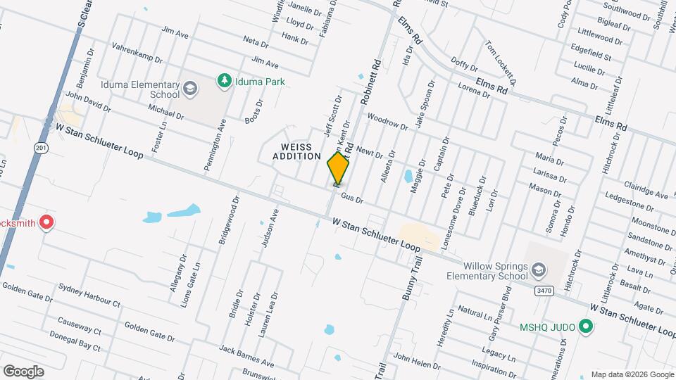 4509 Deek Dr Map and Location Details