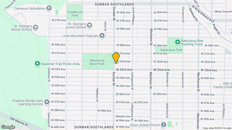 4838 Dunbar St Map and Location Details