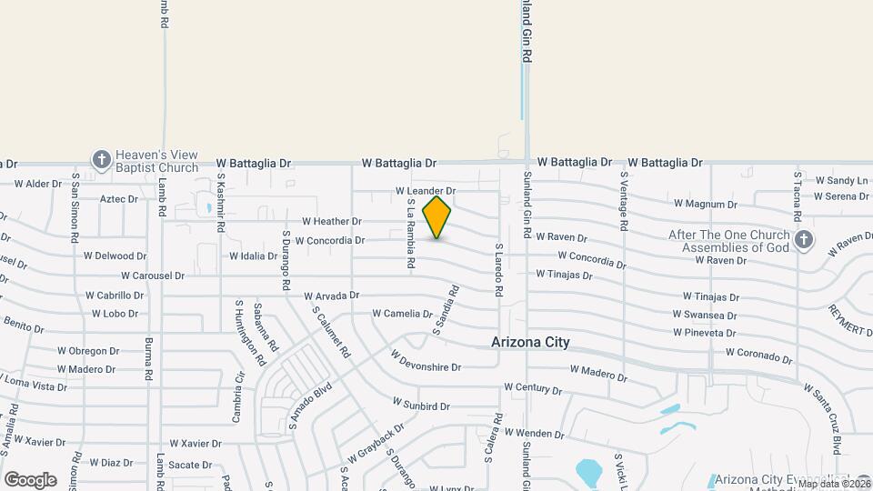 10025 W Concordia Dr Map and Location Details