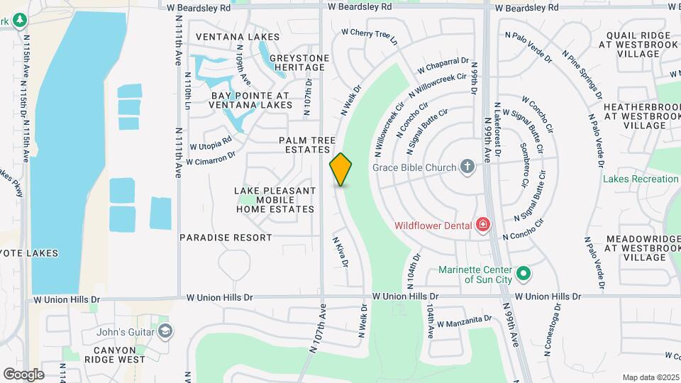 19033 N Welk Dr Map and Location Details