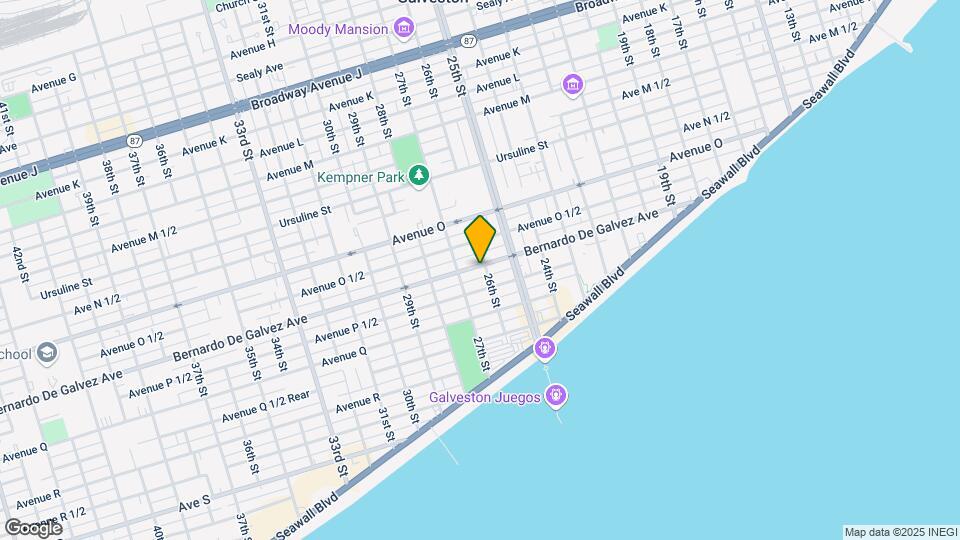 2603 Bernardo De Galvez Ave, Unit A Map and Location Details