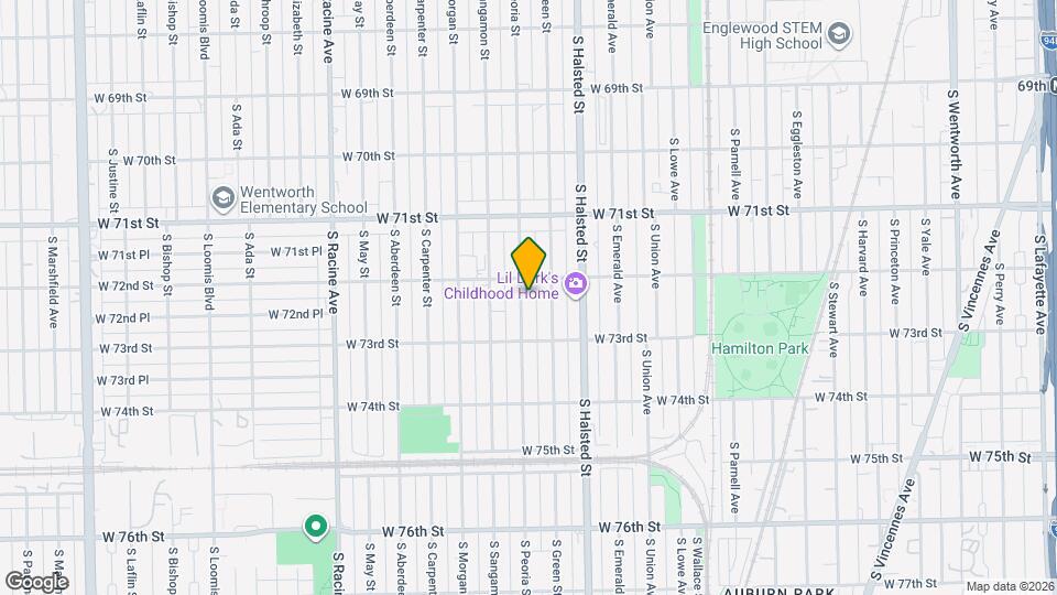 7219 S Peoria St Map and Location Details