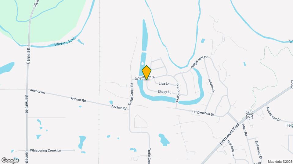 4527 Shady Ln Map and Location Details