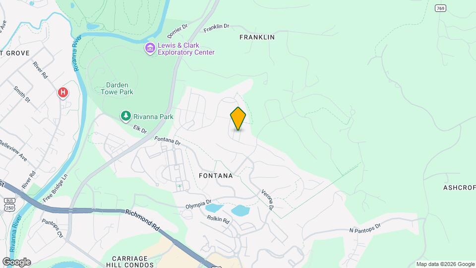 1904 Glissade Ln Map and Location Details