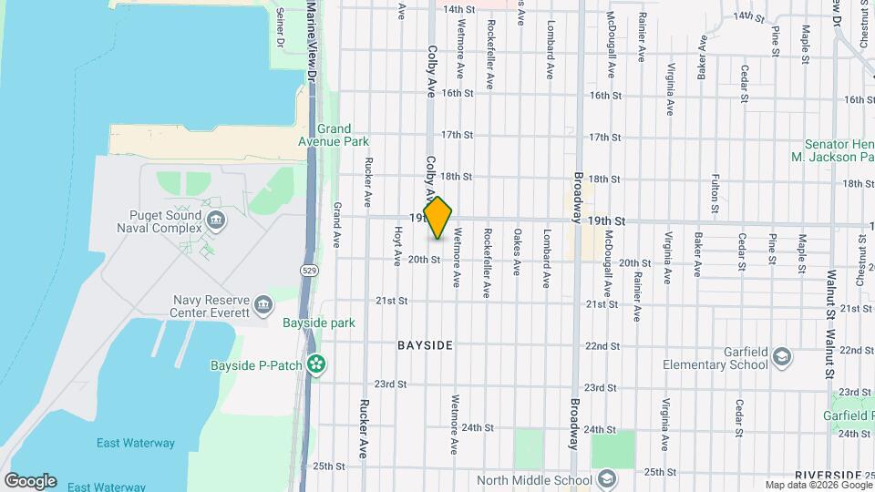 1923 Colby Ave Mapa y Detalles de la Ubicación