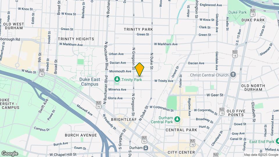 920 W Trinity Ave Mapa y Detalles de la Ubicación
