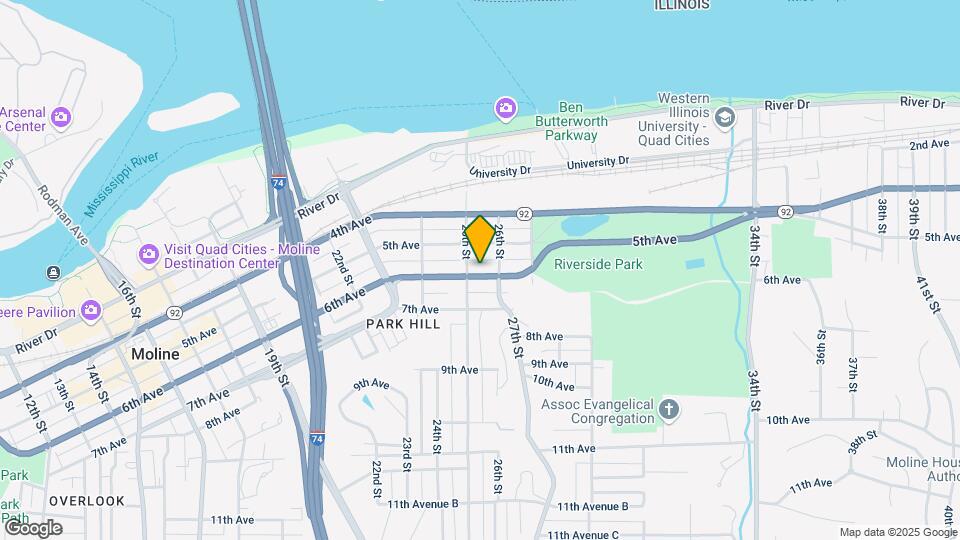 2515 6th Ave Map and Location Details