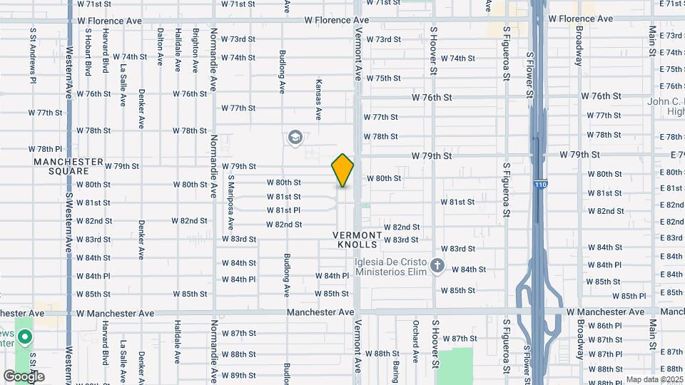 8012 S New Hampshire Ave Map and Location Details