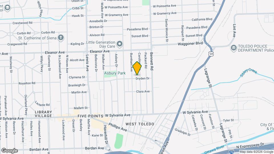 610 Dryden Dr Map and Location Details