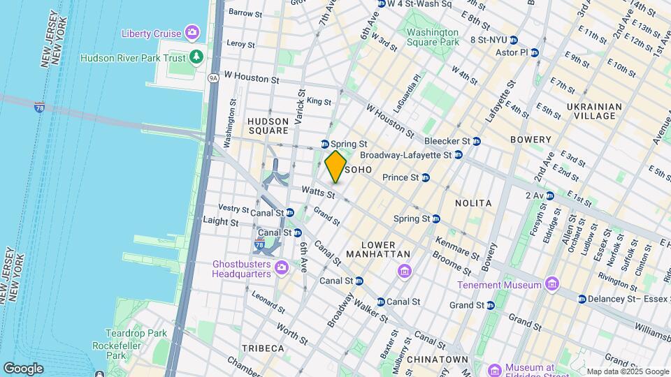 514 Broome St Map and Location Details