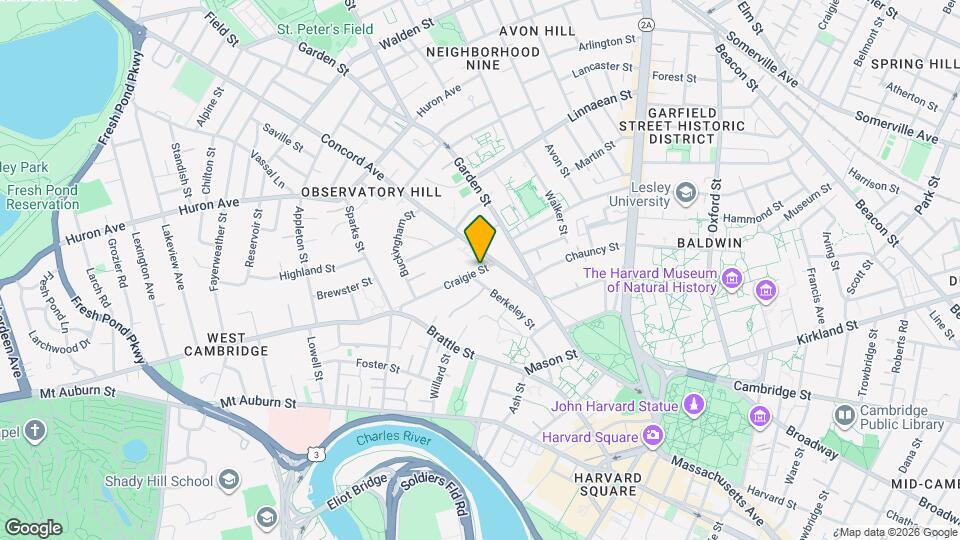 5 Craigie St, Unit 36 Mapa y Detalles de la Ubicación