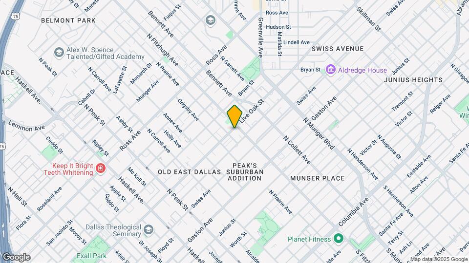4810 Live Oak Mapa y Detalles de la Ubicación