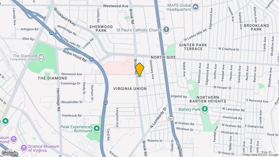 2911 Brook Rd Map and Location Details