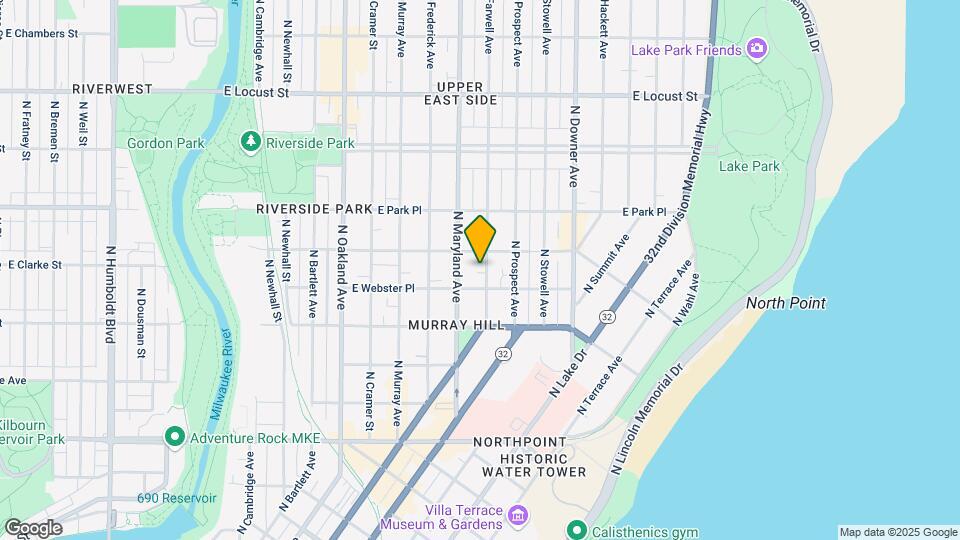 2575 N Farwell Ave Map and Location Details