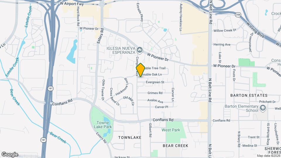 4033 Evergreen St, Unit 111 Map and Location Details