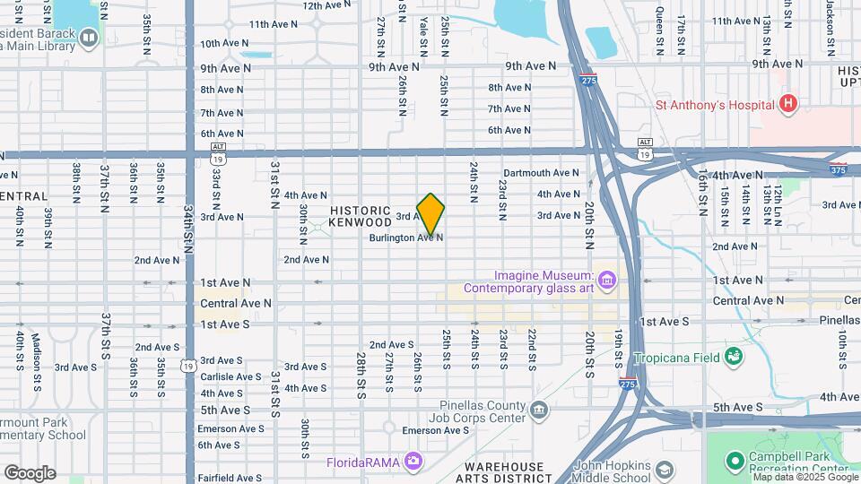 2536 Burlington Ave N Map and Location Details