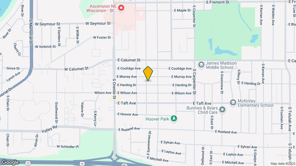 402 E Harding Dr Map and Location Details