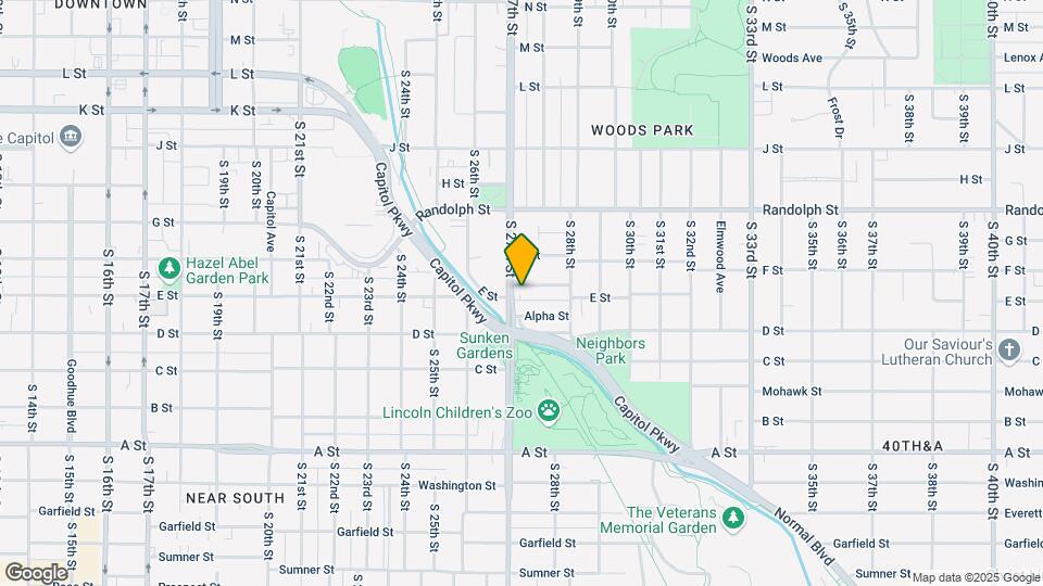 2721 E St Map and Location Details