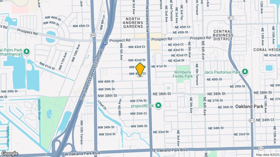 161 NW 40th St Map and Location Details