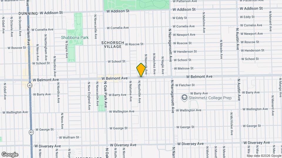 6555 W Belmont Ave Map and Location Details