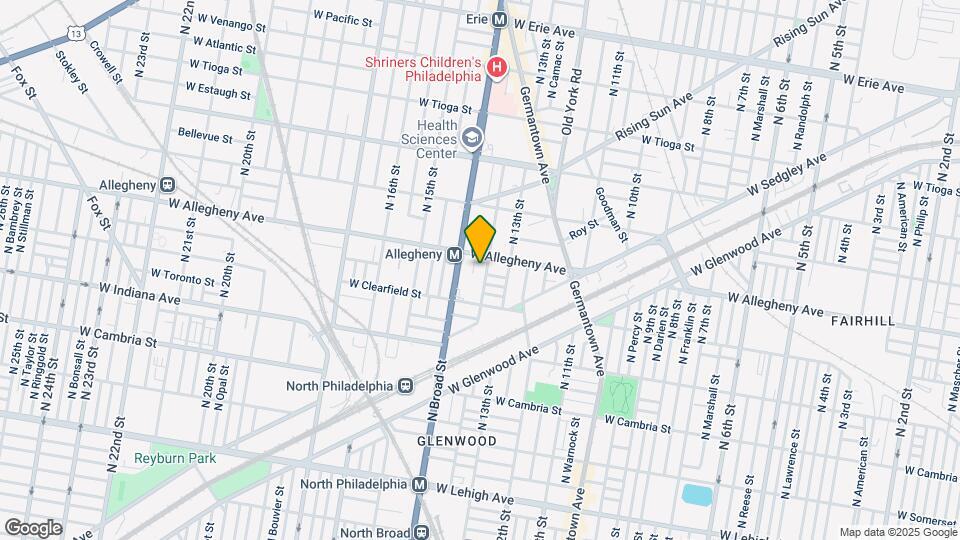 3150 N Park Ave Map and Location Details