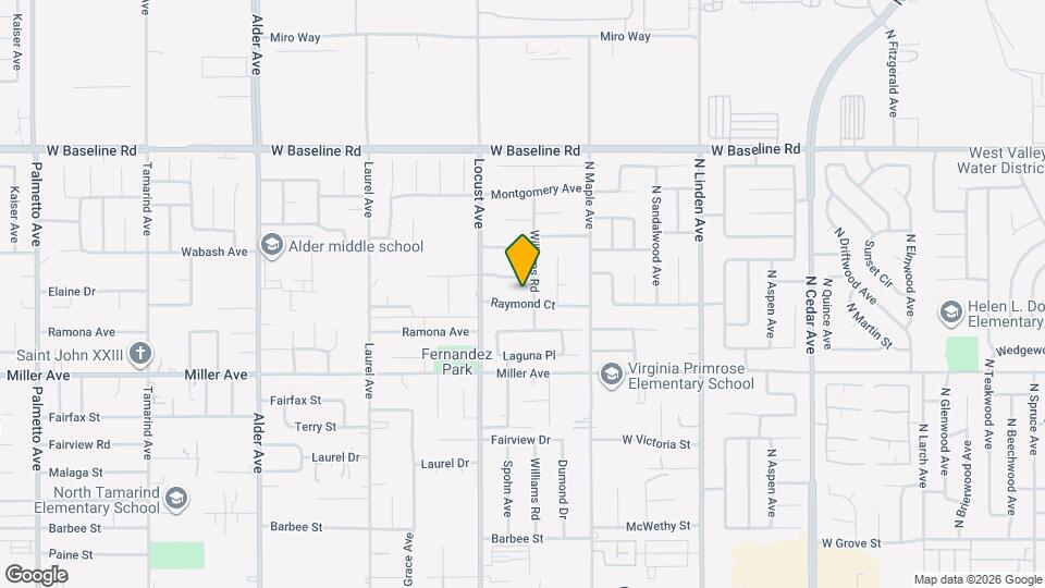 18120 Raymond Ct Map and Location Details