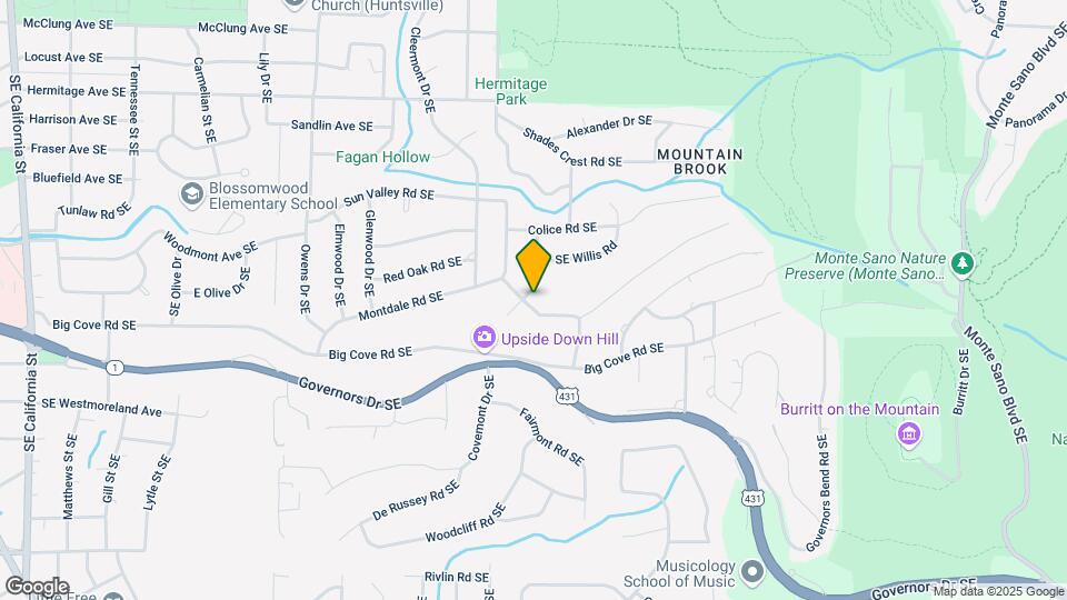 1701 SE Mountainbrook Dr Map and Location Details