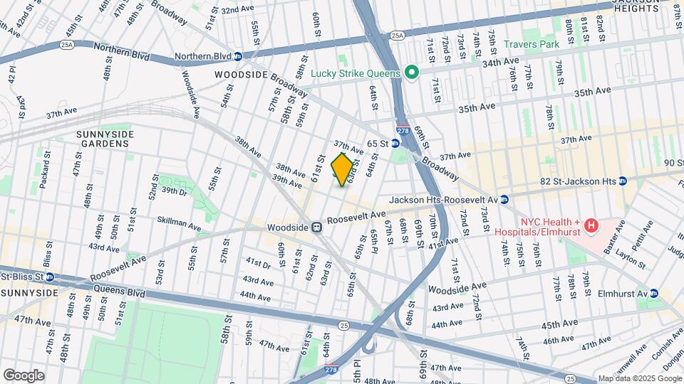 37-70 63rd St Mapa y Detalles de la Ubicación