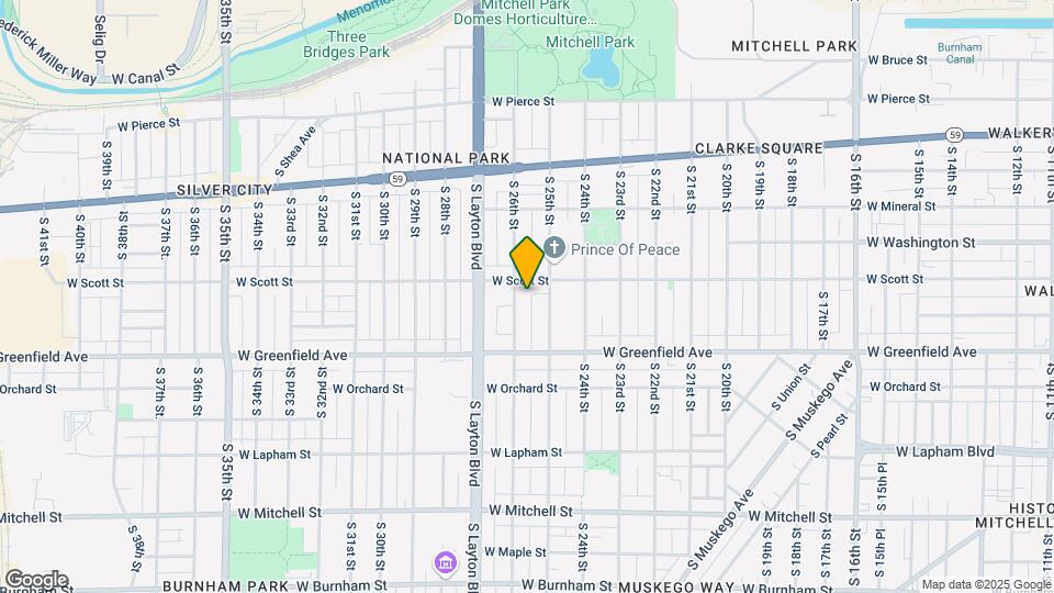 1220 S 26th St Map and Location Details