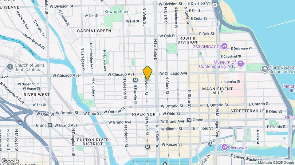 174 W Superior St Mapa y Detalles de la Ubicación
