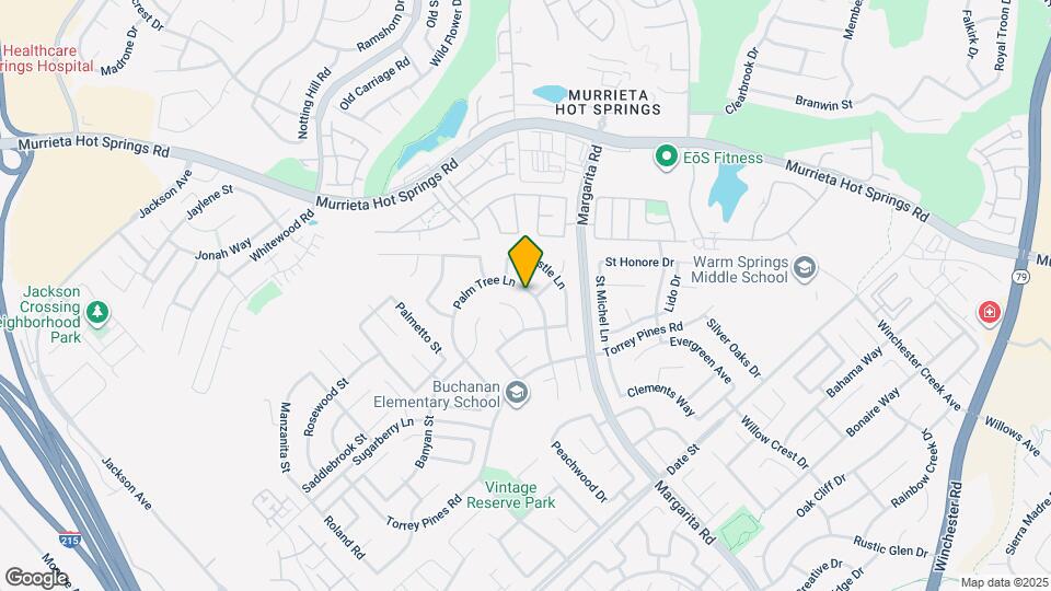 26256 Palm Tree Ln Map and Location Details