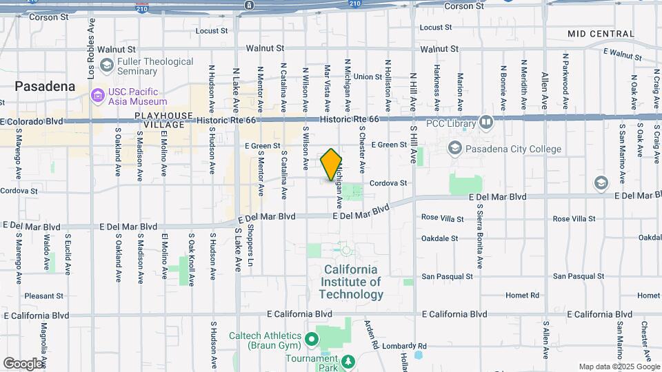 1160 Cordova St Map and Location Details