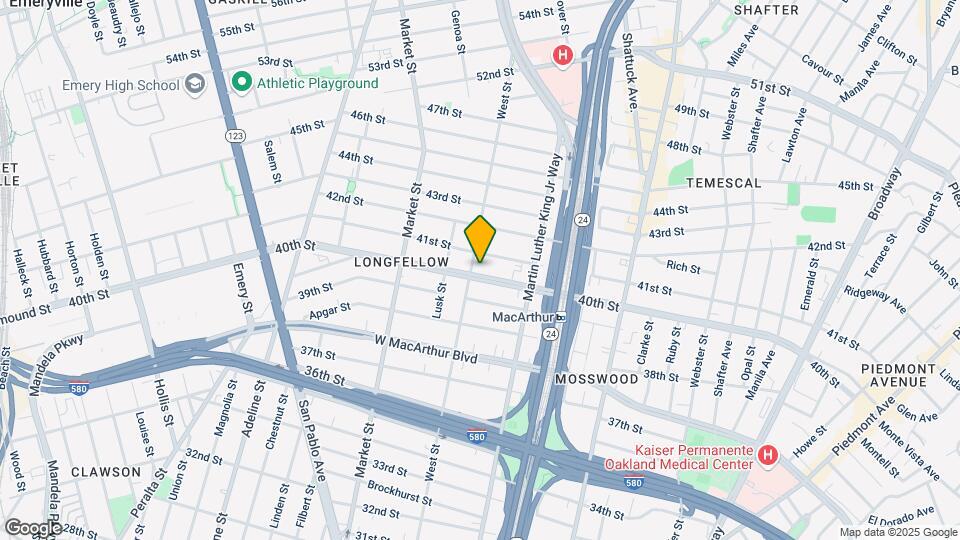 756 40th St Map and Location Details