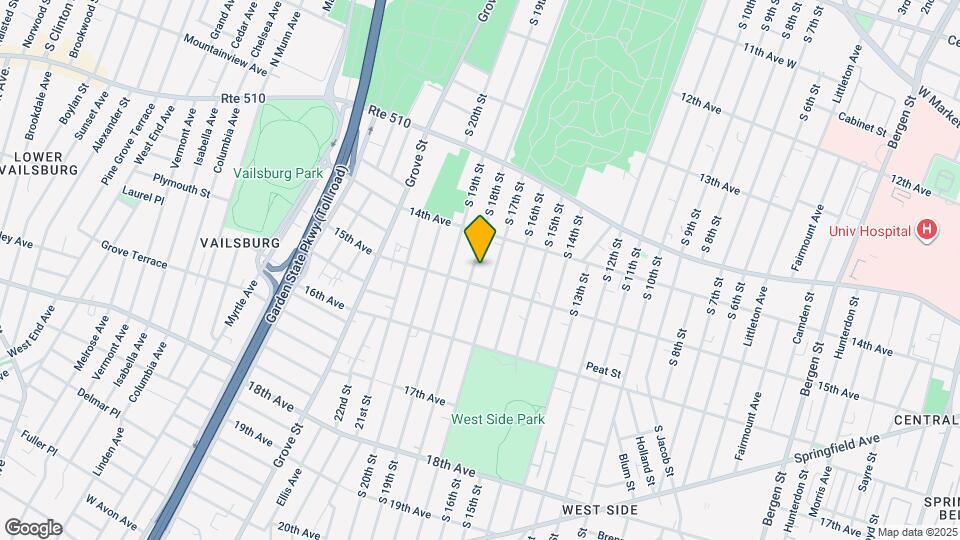 496 S 18th St Mapa y Detalles de la Ubicación
