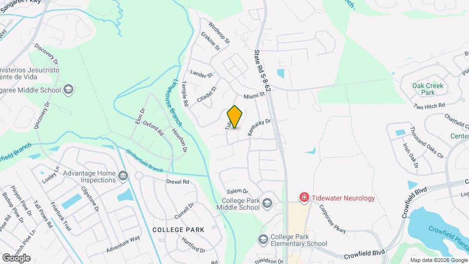 603 Piedmont Ln Map and Location Details