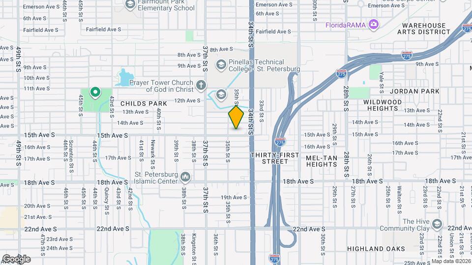 3465 15th Ave S Map and Location Details