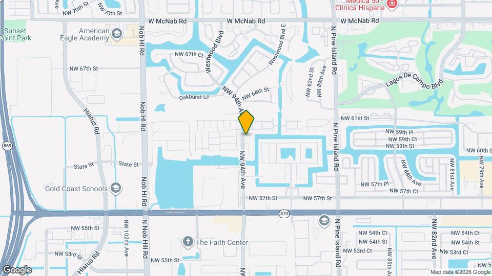 5982 NW 94th Ave Map and Location Details