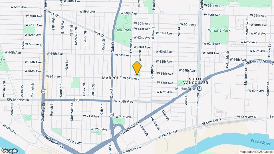 8289 Laurel St Map and Location Details