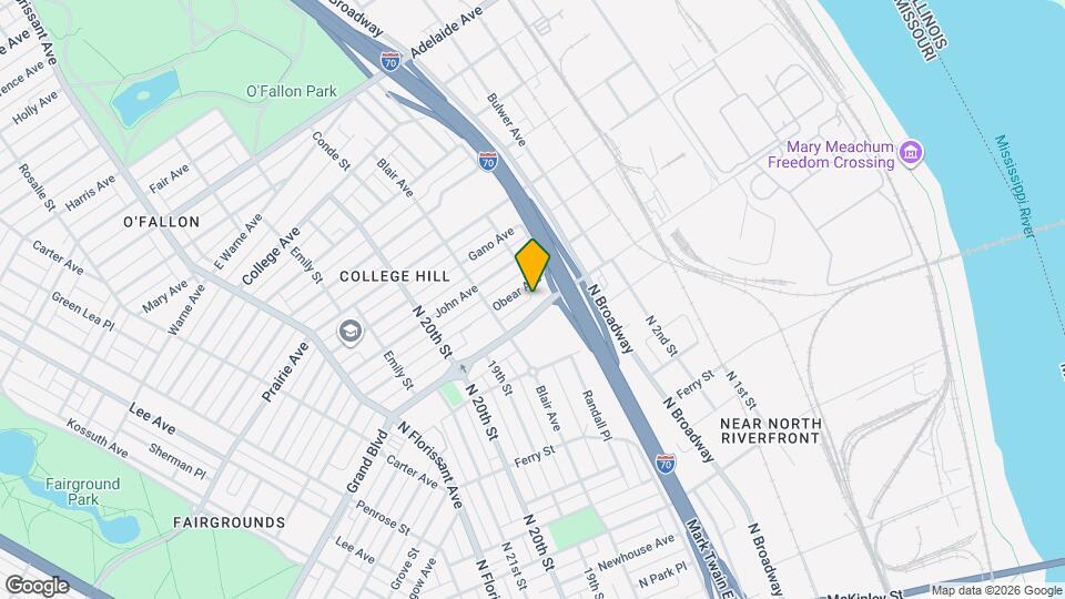 1400 Obear Ave Map and Location Details