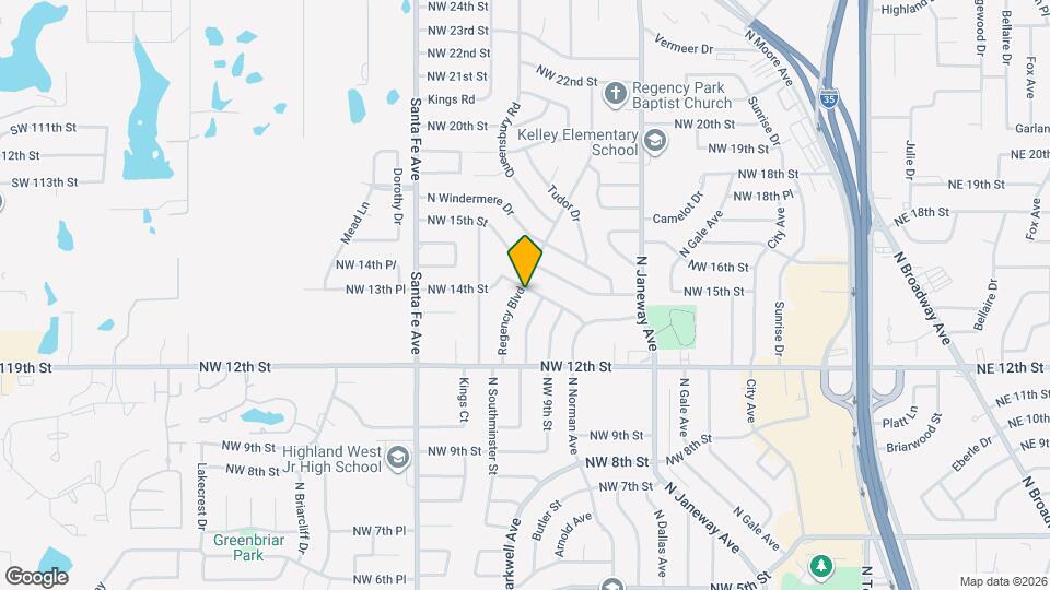 888 NW 14th St Map and Location Details