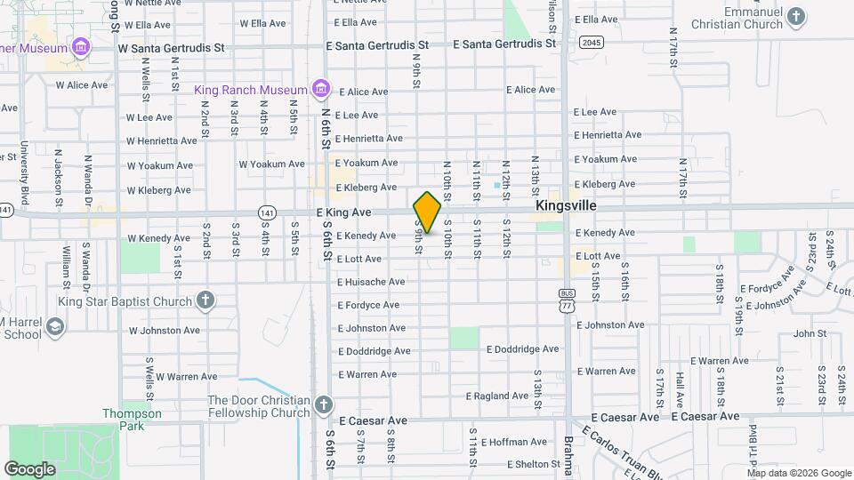 509 E Kenedy Ave Map and Location Details