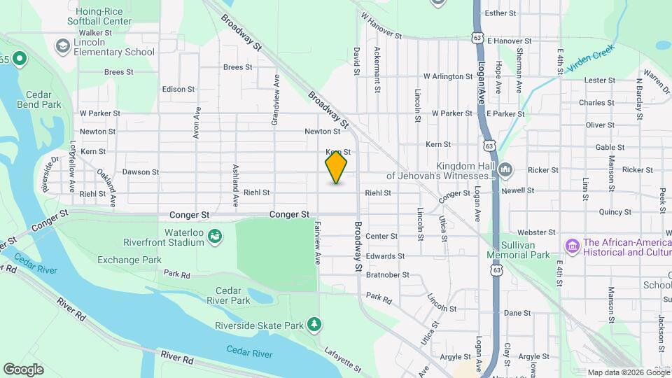 532 Riehl St Map and Location Details